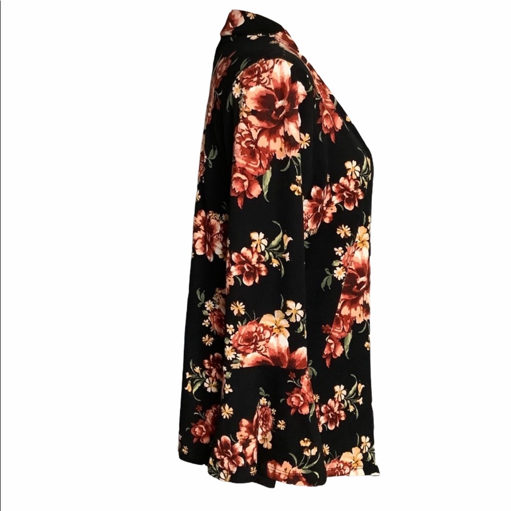 Bonded Floral Cardigan - Picture 2 of 8